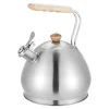 Czajniki I Kawiarki| Czajnik ze stali nierdzewnej srebrny 3L