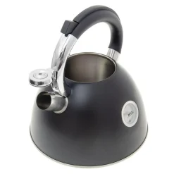 Czajniki I Kawiarki| Czajnik ze stali nierdzewnej czarny GAVINO 3 l