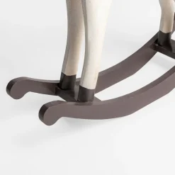 Figurki Dekoracyjne|inny Dekoracja biało-czerwona KOŃ NA BIEGUNACH