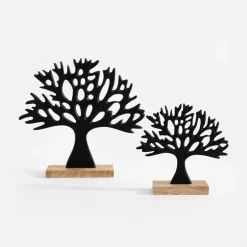 Figurki Dekoracyjne|inny Dekoracja czarna DRZEWO 25,5 cm