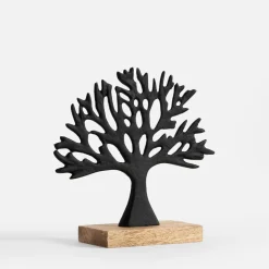 inny Dekoracja czarna DRZEWO 16 cm