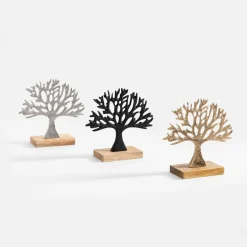 inny Dekoracja czarna DRZEWO 16 cm