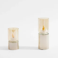 Dekoracje Led|inny Dekoracja LED amber ŚWIECZKA 12,3 cm