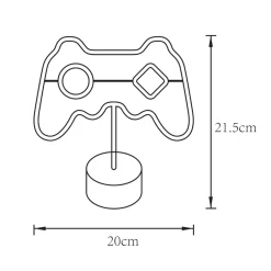 Ozdoby Led|Dekoracje Led|Zumaline Dekoracja LED NEON GAMEPAD