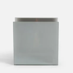 inny Dekoracja LED przydymione szkło KOMINEK 10x5x10 cm