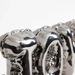 inny Dekoracja napis JOY srebrny