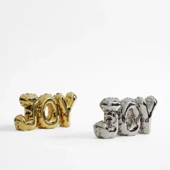 Figurki Dekoracyjne|inny Dekoracja napis JOY złoty