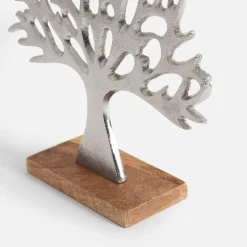 inny Dekoracja srebrna DRZEWO 25,5 cm