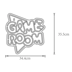 Zumaline Dekoracja świetlna LED NEON GAMEROOM
