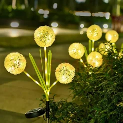 Lampy Ogrodowe|Lampy Ogrodowe|Zumaline Dekoracja zewnętrzna solarna LED IP44 DMUCHAWIEC