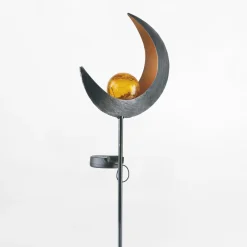 Zumaline Dekoracja zewnętrzna solarna LED IP44 PÓŁKSIĘŻYC