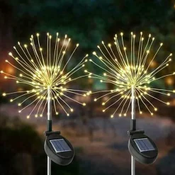 Lampy Ogrodowe|Lampy Ogrodowe|Zumaline Dekoracja zewnętrzna solarna LED IP44 90 cm