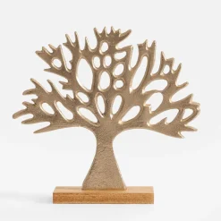 Figurki Dekoracyjne|inny Dekoracja złota DRZEWO 25,5 cm