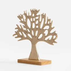 Figurki Dekoracyjne|inny Dekoracja złota DRZEWO 25,5 cm
