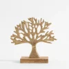 inny Dekoracja złota DRZEWO 17x6x16 cm