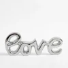 inny Dekoracyjny napis srebrny LOVE 29x11,4 cm