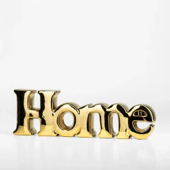 Figurki Dekoracyjne|inny Dekoracyjny napis złoty HOME