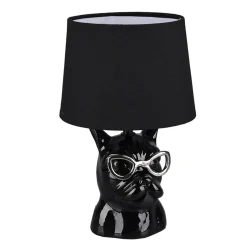 Lampy Do Pokoju Dziecięcego|Lampy Stołowe| Designerska lampa stołowa ceramiczna czarna DOSY