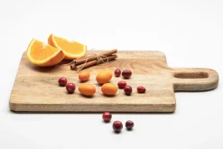 Noże I Deski Do Krojenia| Deska do krojenia i serwowania z drewna mango 39,5x25x2 cm