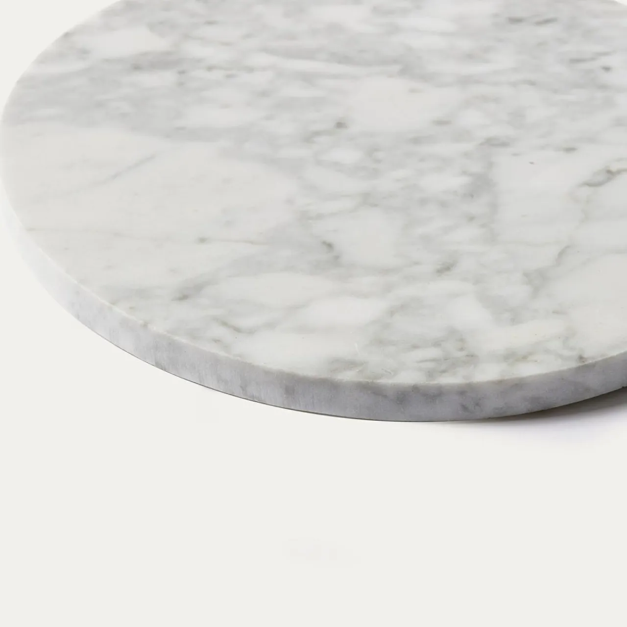 inny Deska do krojenia okrągła marmurowa 28x20 cm