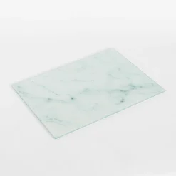 Noże I Deski Do Krojenia|inny Deska do krojenia szklana BIAŁY MARMUR 40x30 cm