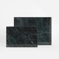 inny Deska do krojenia szklana czarna 20x30 cm