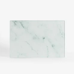 inny Deska do krojenia szklana BIAŁY MARMUR 20x30 cm