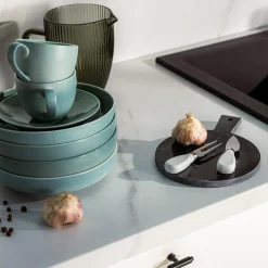 Miski, Patery I Półmiski|inny Deska do serów mamurowa z akcesoriami 24,5x18 cm