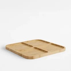 Miski, Patery I Półmiski|inny Deska do serwowania przekąsek bambusowa 29,5x29,5 cm