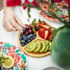 inny Deska do serwowania przekąsek bambusowa 20 cm