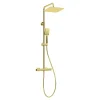 Deante Deszczownica z baterią prysznicową termostatyczną złota ALPINIA