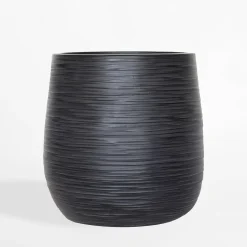 inny Donica ogrodowa czarna 44x44 cm