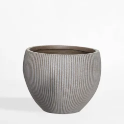 Donice, Osłonki I Kwietniki|inny Donica ogrodowa okrągła taupe 29 cm