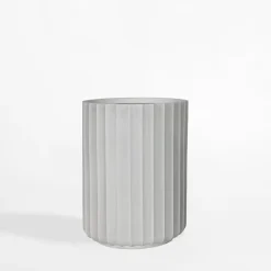 Donice, Osłonki I Kwietniki|inny Donica ryflowana 24x24x33 cm biała