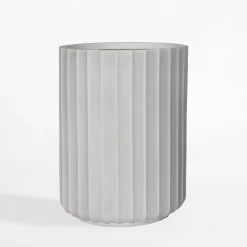 inny Donica ryflowana 42x42x57 cm biała