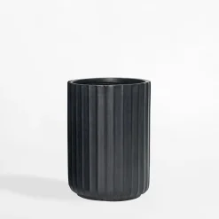 Donice, Osłonki I Kwietniki|inny Donica ryflowana 24x24x33 cm czarna