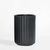 Donice, Osłonki I Kwietniki|inny Donica ryflowana 30x30x41 cm czarna