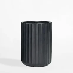 Donice, Osłonki I Kwietniki|inny Donica ryflowana 30x30x41 cm czarna