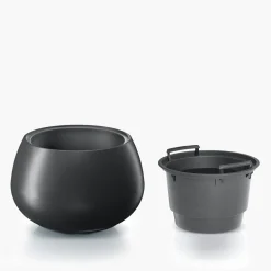 Donice Ogrodowe|Donice, Osłonki I Kwietniki|inny Donica z wkładem antracytowa HEOS 43,6 cm