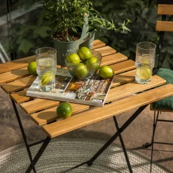 Doniczka metalowa podwójna 20 CM zielona