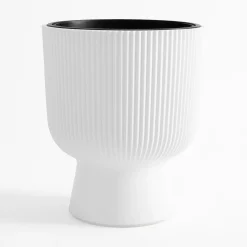 Donice Ogrodowe|Donice, Osłonki I Kwietniki|inny Doniczka z wkładem biała MILLY 29,8x36,5 cm