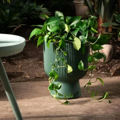 Donice Ogrodowe|Donice, Osłonki I Kwietniki|inny Doniczka z wkładem zielona MILLY 29,8x36,5 cm