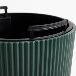 Donice Ogrodowe|Donice, Osłonki I Kwietniki|inny Doniczka z wkładem zielona MILLY 29,8x36,5 cm