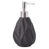 Akcesoria Łazienkowe|Akcesoria Łazienkowe| Dozownik do mydła w płynie ceramiczny czarny 15,2 cm