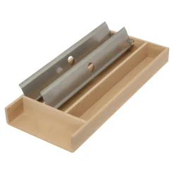 Wkłady Do Szuflad|Wyposażenie Szuflad| Drewniany wkład na folię Q-WOOD moduł D 20 cm