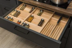 Drewniany wkład na noże Q-WOOD moduł C 20 cm