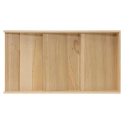 Wkłady Do Szuflad|Wyposażenie Szuflad| Drewniany wkład na przyprawy Q-WOOD moduł B 24,9 cm