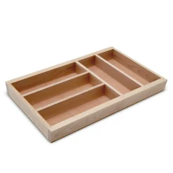 Wkłady Do Szuflad|Wyposażenie Szuflad| Drewniany wkład na sztućce Q-WOOD 40 cm