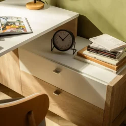 Dzieci FORTE Duże biurko z szufladami i szafką HOYVIK