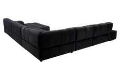 Designwerk Duży narożnik u-kształtny czarny TEMPLE